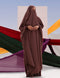 Plain Jilbab - Garnet