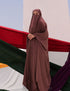 Plain Jilbab - Garnet