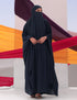 Plain Jilbab - Charcoal