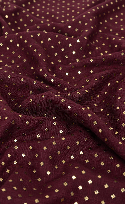 Marigold Lawn Hijabs - Deep Maroon