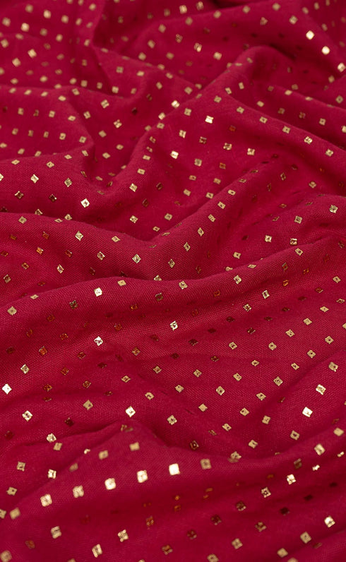 Marigold Lawn Hijabs - Cherry