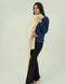 Woolen Cashmere Shawl - Pearl