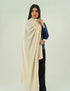 Woolen Cashmere Shawl - Pearl