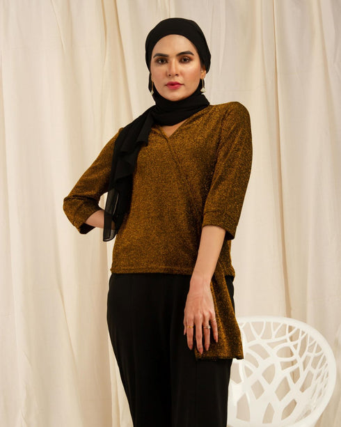 Moonlight V-Neck Top - The Hijab Company