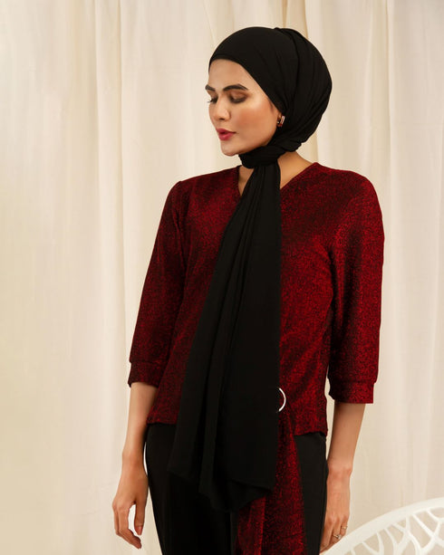 Moonlight V-Neck Top - The Hijab Company
