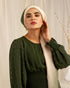 Ribbed Waist Puffy Sleeves Top - The Hijab Company