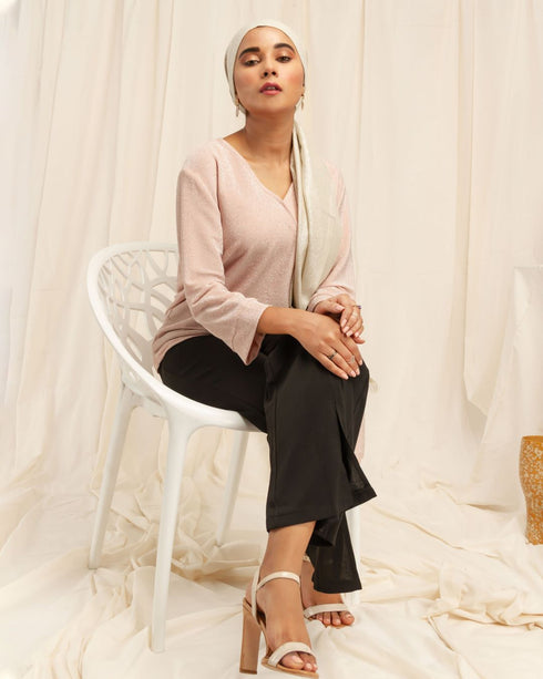 Moonlight V-Neck Top - The Hijab Company