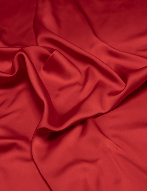 Satin Silk - Apple Red