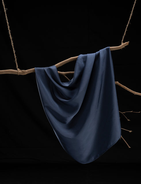 Satin Silk - Navy