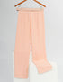 Classic Straight Pants - Peach Pink